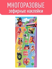 Наклейки зефирные Леди Баг и Супер-Кот