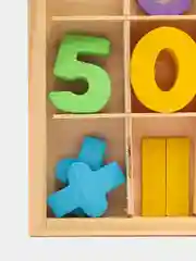 Деревянная игрушка цифры счет,обучающая часы