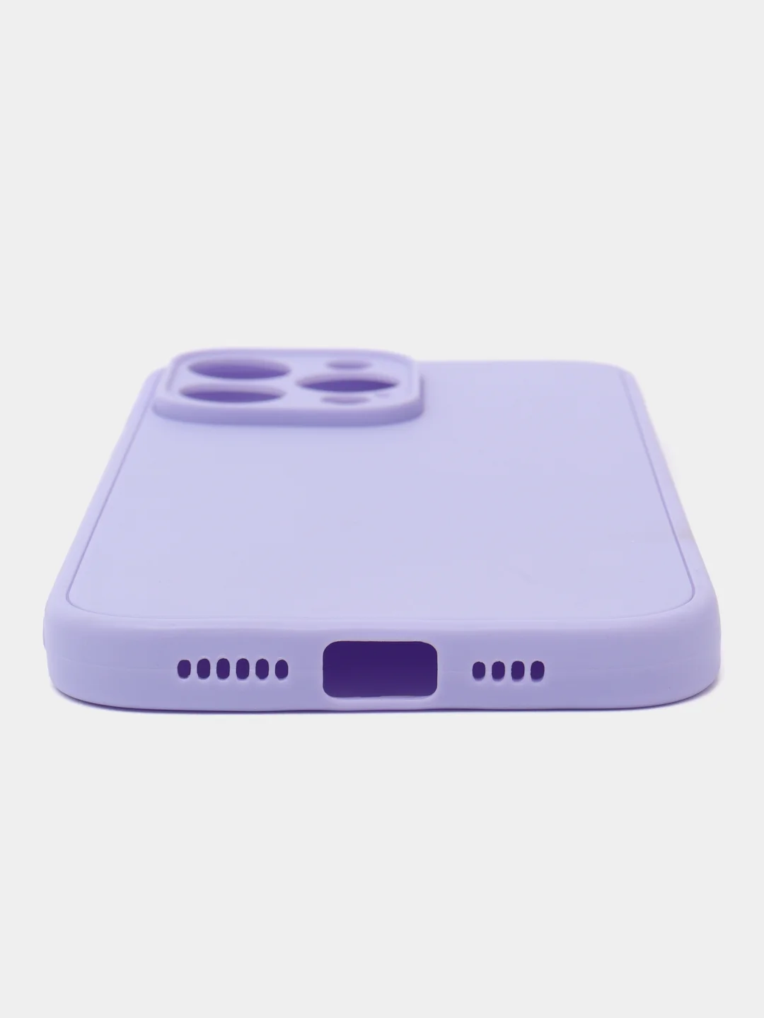 Красный чехол для iPhone 14 Pro Max / Айфон 14 Про Макс, силиконовый, цветной, матовый