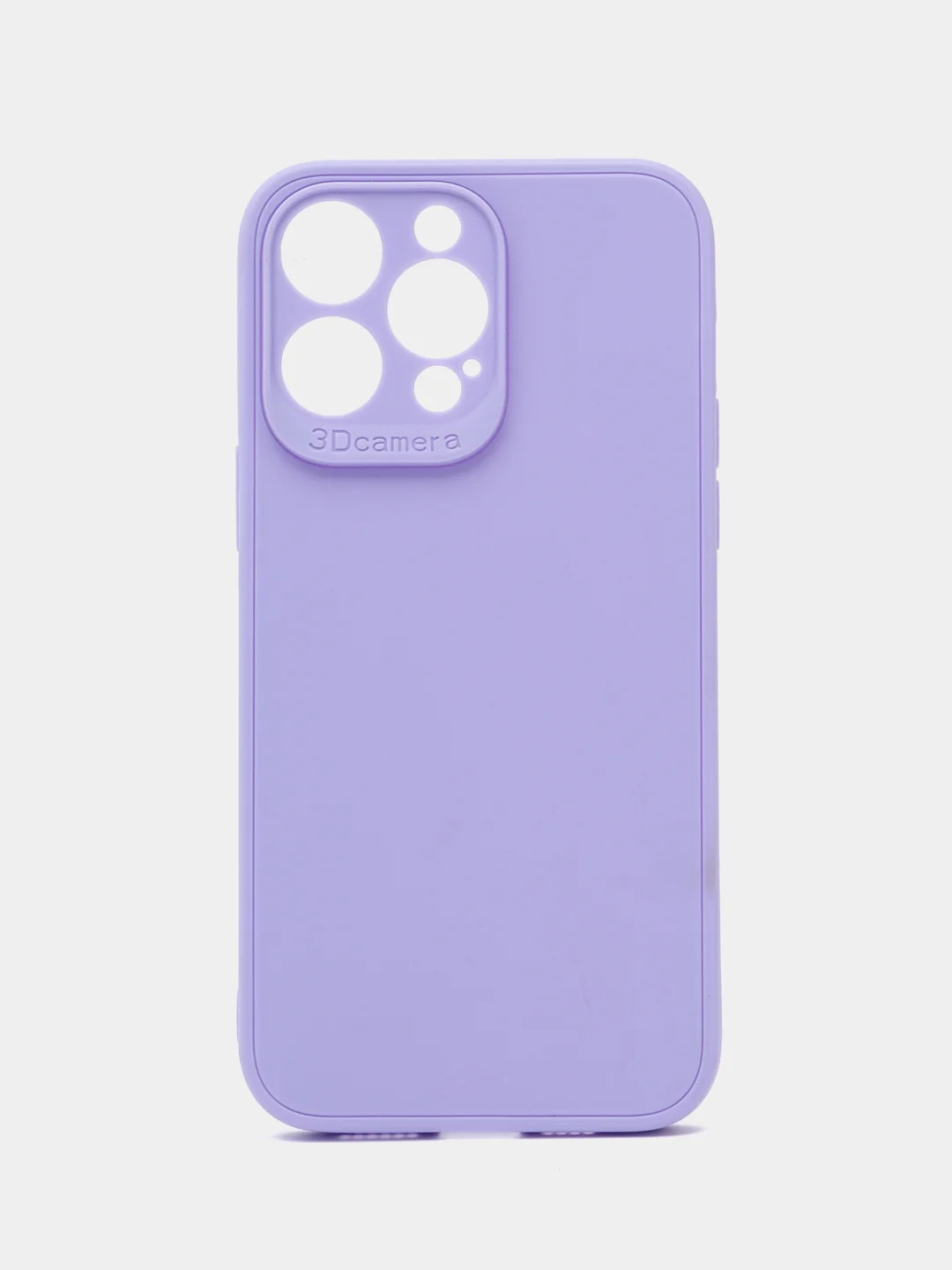 Лавандовый чехол для iPhone 14 Pro Max / Айфон 14 Про Макс, силиконовый, цветной, матовый