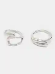 Серебряный комплект колец, 2 кольца на подарок