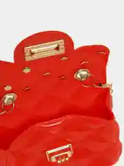 Алый сумка детская/ сумка для девочки/ мини сумка лаковая/ клатч