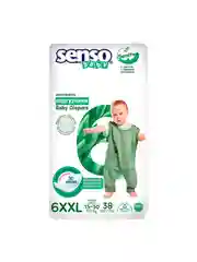 SENSO Подгузники для детей «SENSITIVE» 6 XXL (15-30кг) 38шт