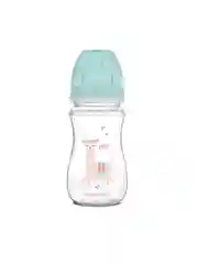 Зеленый canpol Babies Exotic Animals Бутылочка для кормления c широким горлом, 240 мл