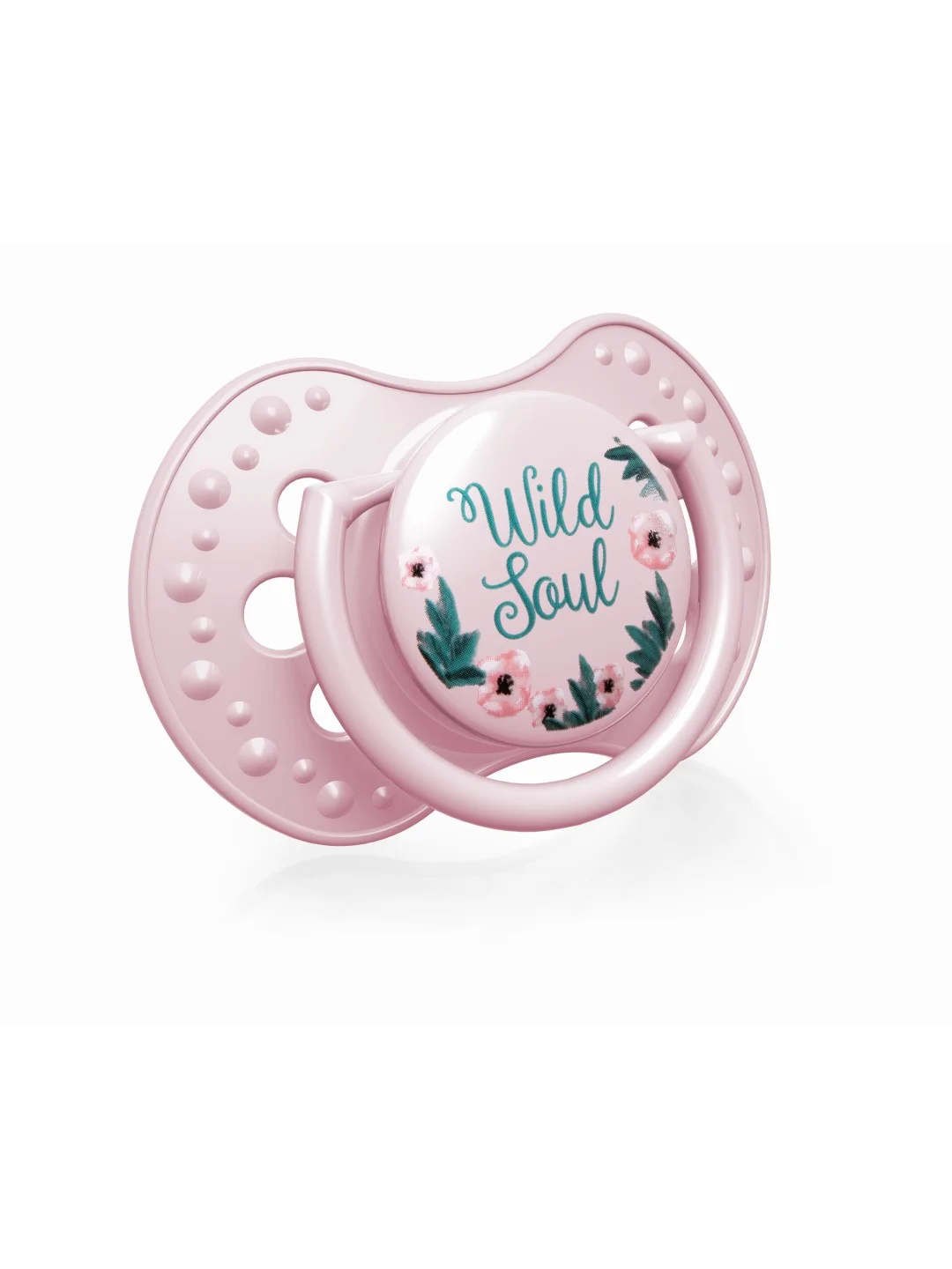 Розовый lovi Wild Soul Пустышка силиконовая динамическая 0-3 месяцев, 2 штуки
