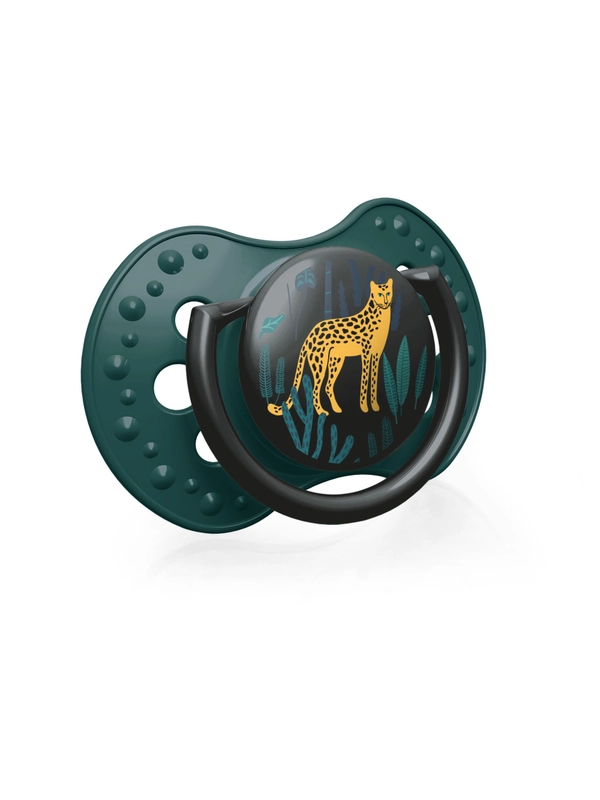 LOVI Jungle Vibes Пустышка силиконовая динамическая 6-18 месяцев, 2 штуки