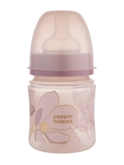 CANPOL Babies GOLD Бутылочка для кормления 0+ 120 мл, розовый