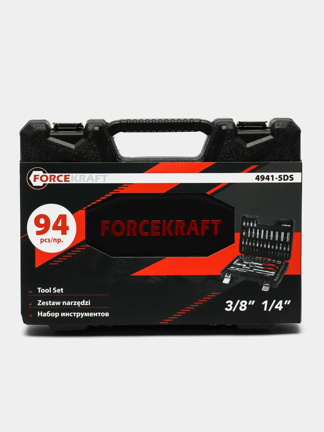 Набор инструментов 94 предмета ForceCraft FK-4941-5DS
