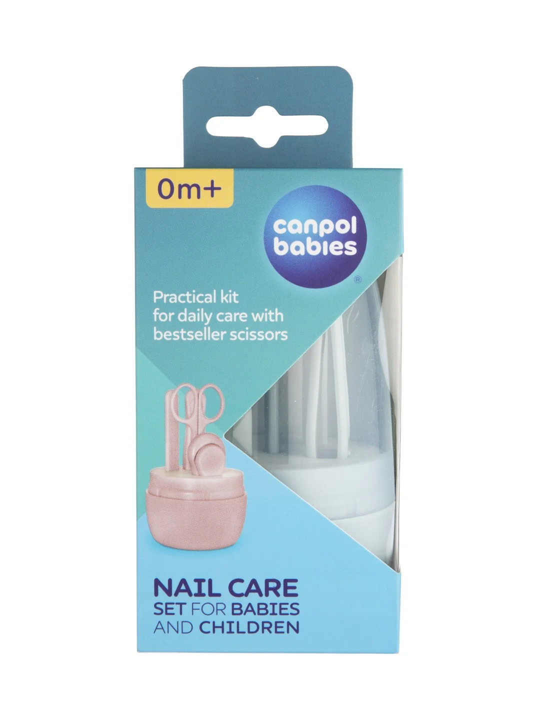 Голубой canpol babies Маникюрный набор для малышей