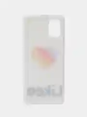 Белый чехол Samsung A31 силиконовый