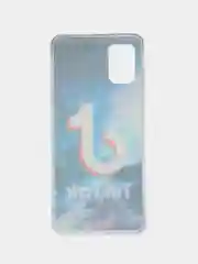 Синий чехол Samsung A51 силиконовый