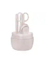 Розовый canpol babies Маникюрный набор для малышей