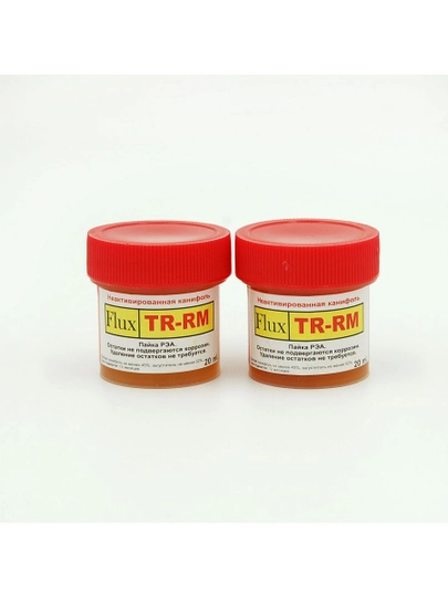 Паяльный флюс гель Flux TR-RM SOLINS, паста для пайки РЭА, неактивированная канифоль