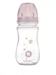 Розовый canpol babies Newborn Baby Бутылочка для кормления c широким горлом 240 мл 3+