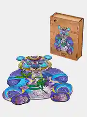Деревянный фигурный пазл Active Puzzles "Небесная панда", 26 х 32 см, 226 деталей