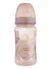 CANPOL Babies GOLD Бутылочка для кормления 3 мес+ 240 мл, розовый