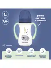 Голубой canpol Babies Sleepy Koala Бутылочка для кормления c широким горлом, 240 мл