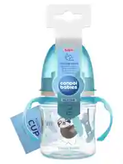 Голубой canpol Babies Exotic Animals Поильник с носиком обучающий 120 мл, 6+ месяцев