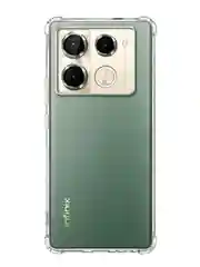 Прозрачный чехол для Infinix Note 40 / 40 Pro противоударный BROSCORP с защитой камер, усиленные углы