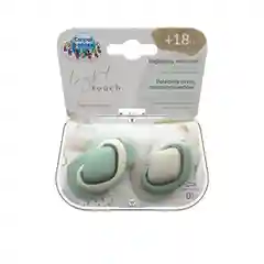 Бежевый canpol babies Pure Love Пустышка силиконовая симметричная 18+ месяцев, 2 штуки