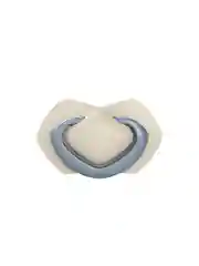Голубой canpol babies Pure Love Пустышка силиконовая симметричная 18+ месяцев, 2 штуки