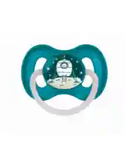 Бирюзовый canpol babies Space Пустышка круглая латексная 0-6 месяцев