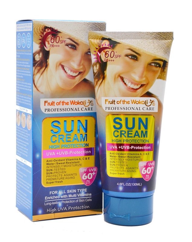 Солнцезащитный крем для лица и тела Fruit Of The Wokali Sun Cream High Protection SPF/UVB