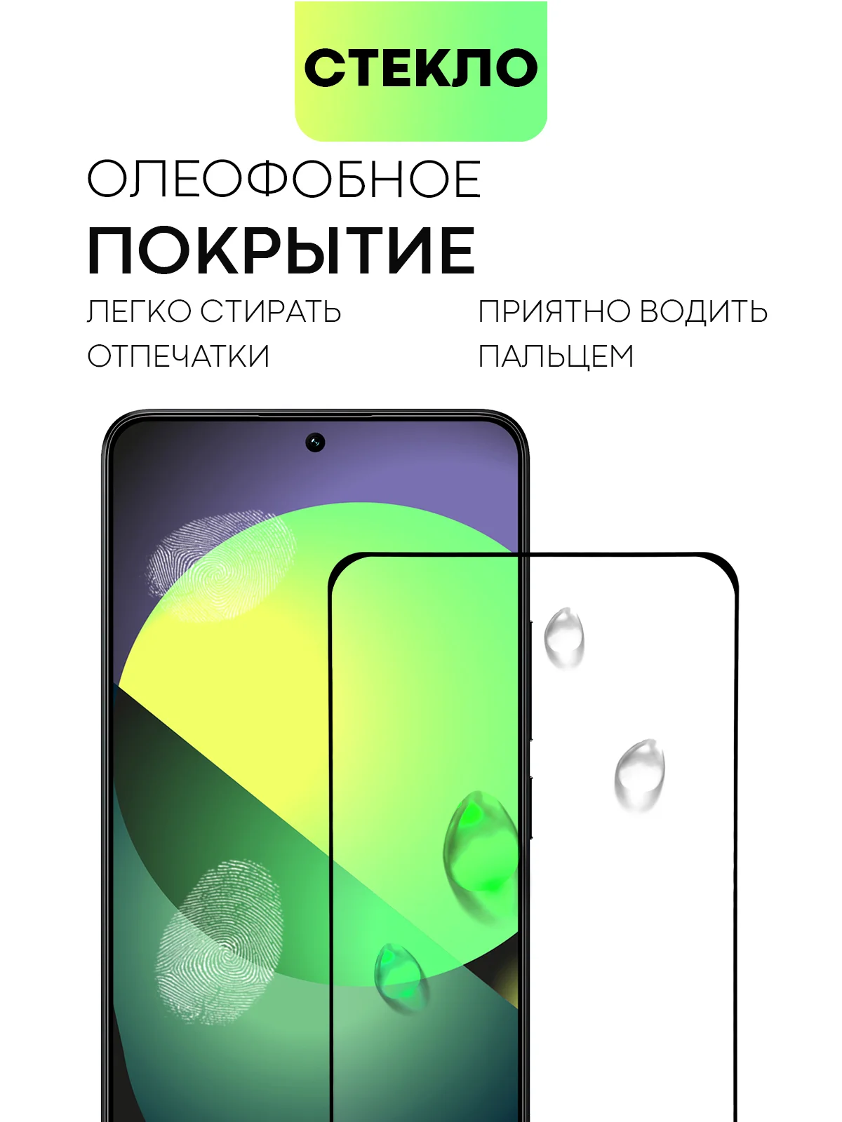 Прозрачный стекло для Xiaomi Redmi Note 13 Pro 4G/ Poco M6 Pro 4G, k70E/ X6 Pro защитное антишпион
