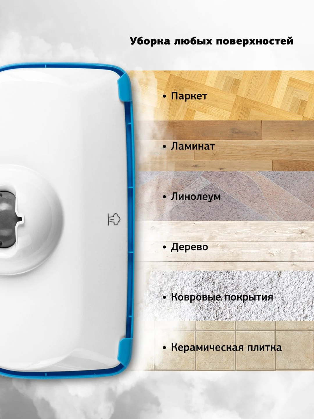 Паровая швабра StarWind SSM5333 белый