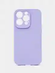 Лавандовый чехол для iPhone 14 Pro / Айфон 14 Про, силиконовый, цветной, матовый