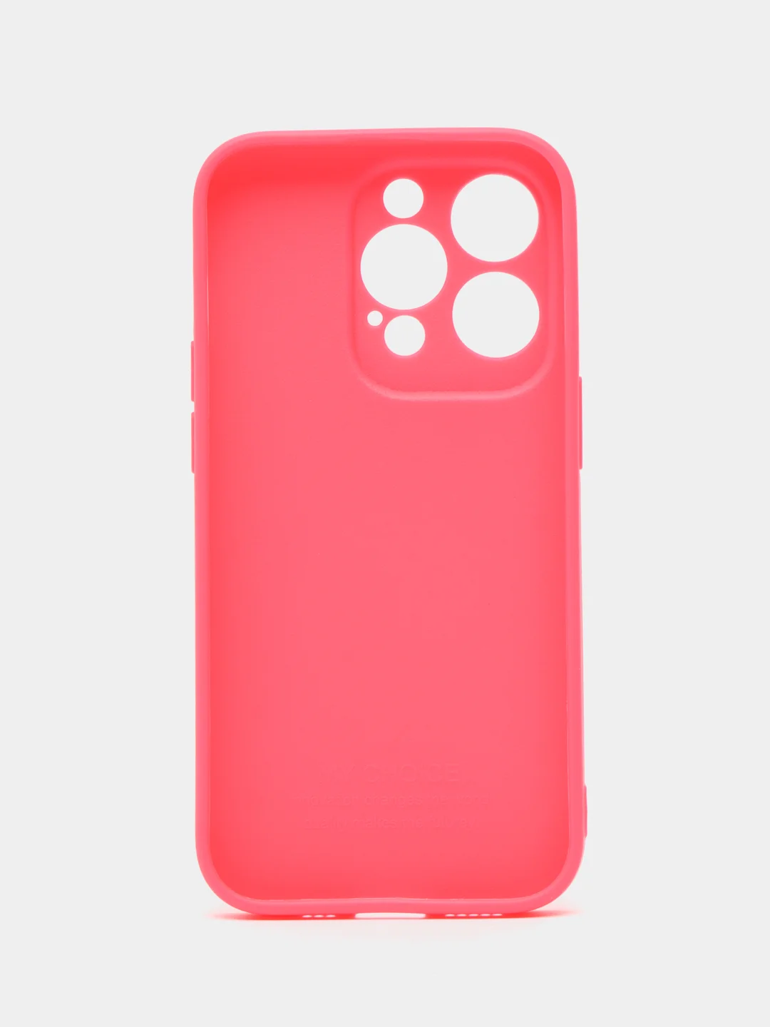 Фуксия чехол для iPhone 14 Pro / Айфон 14 Про, силиконовый, цветной, матовый