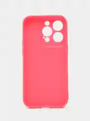 Фуксия чехол для iPhone 14 Pro / Айфон 14 Про, силиконовый, цветной, матовый