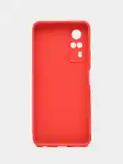 Красный чехол для Vivo Y31 2021 / Vivo Y51 2020 / Y53S 4G / Y33 4G, силиконовый, цветной, матовый