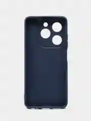 Синий чехол Infinix Hot 40i, Smart 8, Spark 20, Инфиникс Хот 40ай силиконовый, цветной, матовый