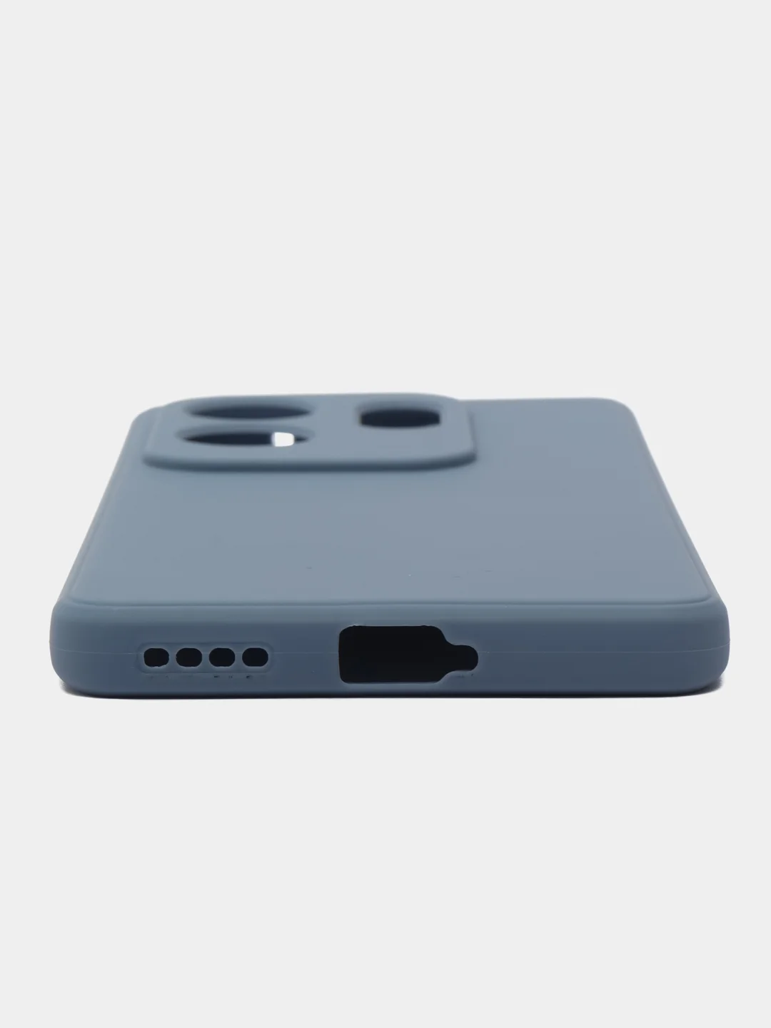 Светло-синий чехол Infinix Zero 30 4G / Инфиникс Зеро 30 4Г, силиконовый, цветной, матовый