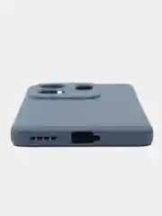 Светло-синий чехол Infinix Zero 30 4G / Инфиникс Зеро 30 4Г, силиконовый, цветной, матовый