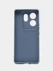 Светло-синий чехол Infinix Zero 30 4G / Инфиникс Зеро 30 4Г, силиконовый, цветной, матовый