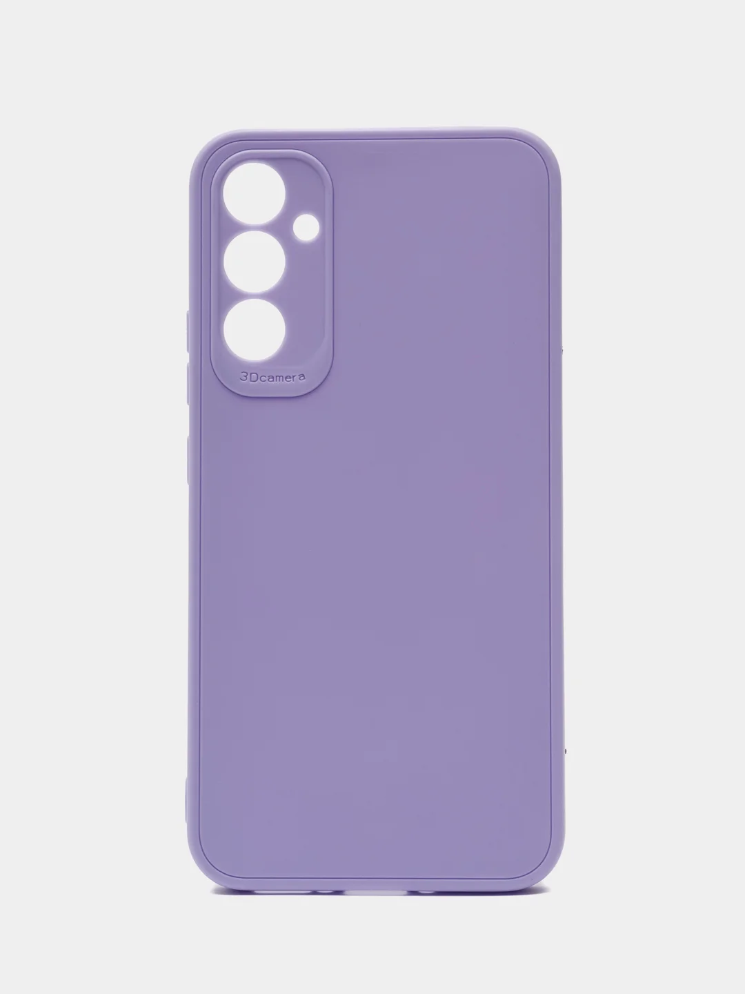 Сиреневый чехол для Samsung Galaxy A34 / Самсунг Галакси А34, силиконовый, цветной, матовый