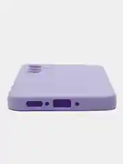 Сиреневый чехол для Samsung Galaxy A34 / Самсунг Галакси А34, силиконовый, цветной, матовый