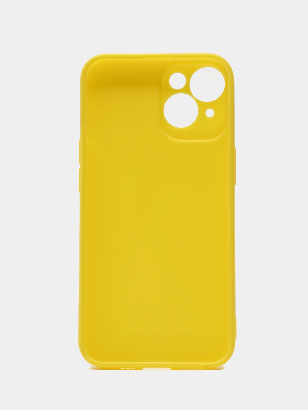 Желтый чехол для iPhone 14 / Айфон 14, силиконовый, цветной, матовый