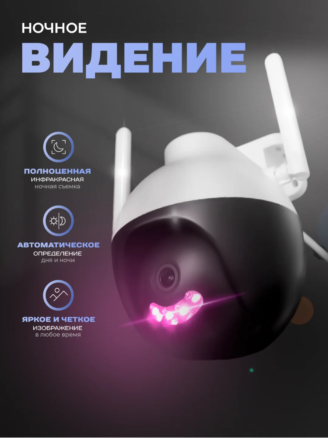 4G камера видеонаблюдения 2Мп Ps-Link PS-GBF20 поворотная