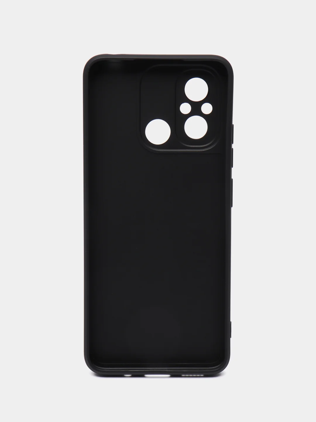 Черный чехол Xiaomi Redmi 12C силиконовый