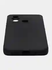 Черный чехол Xiaomi Redmi 12C силиконовый