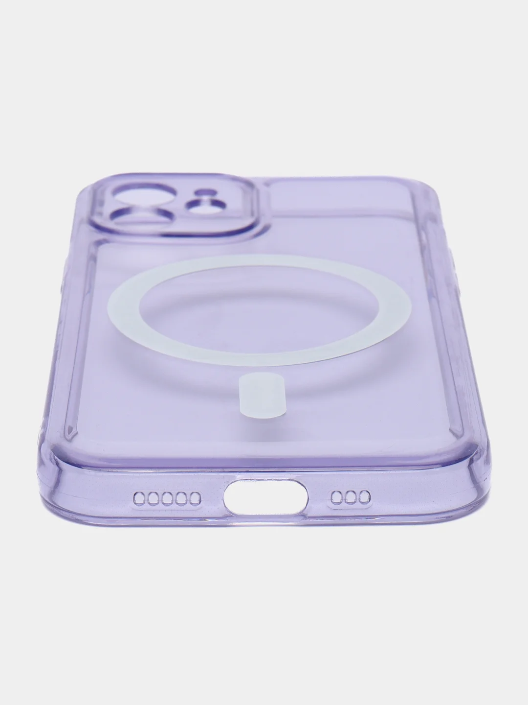 Фиолетовый чехол Premium MagSafe на iPhone 11, 12, 13, 14 Pro Max, айфон,магсейф,про макс,силиконовый