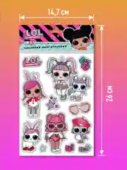 Наклейки гелевые L.O.L. Surprise!