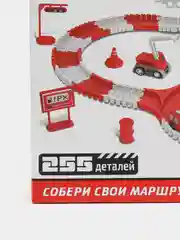 Автотрек трасса с машинкой на батарейке Пожарная команда