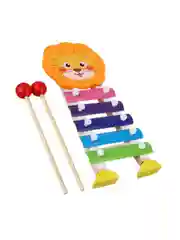 Ксилофон, металлофон, музыкальная, деревянная игрушка 19x9 см, 8 дизайнов