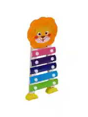 Ксилофон, металлофон, музыкальная, деревянная игрушка 19x9 см, 8 дизайнов