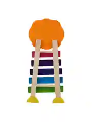 Ксилофон, металлофон, музыкальная, деревянная игрушка 19x9 см, 8 дизайнов