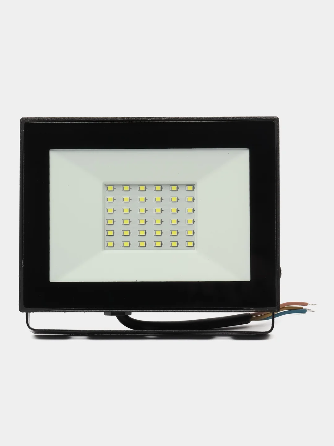 Прожектор светодиодный СДО-7 50Вт 230В 6500К IP65 черный IN HOME